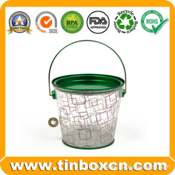 PVC Metal Bucket Tin For  Food Packaging